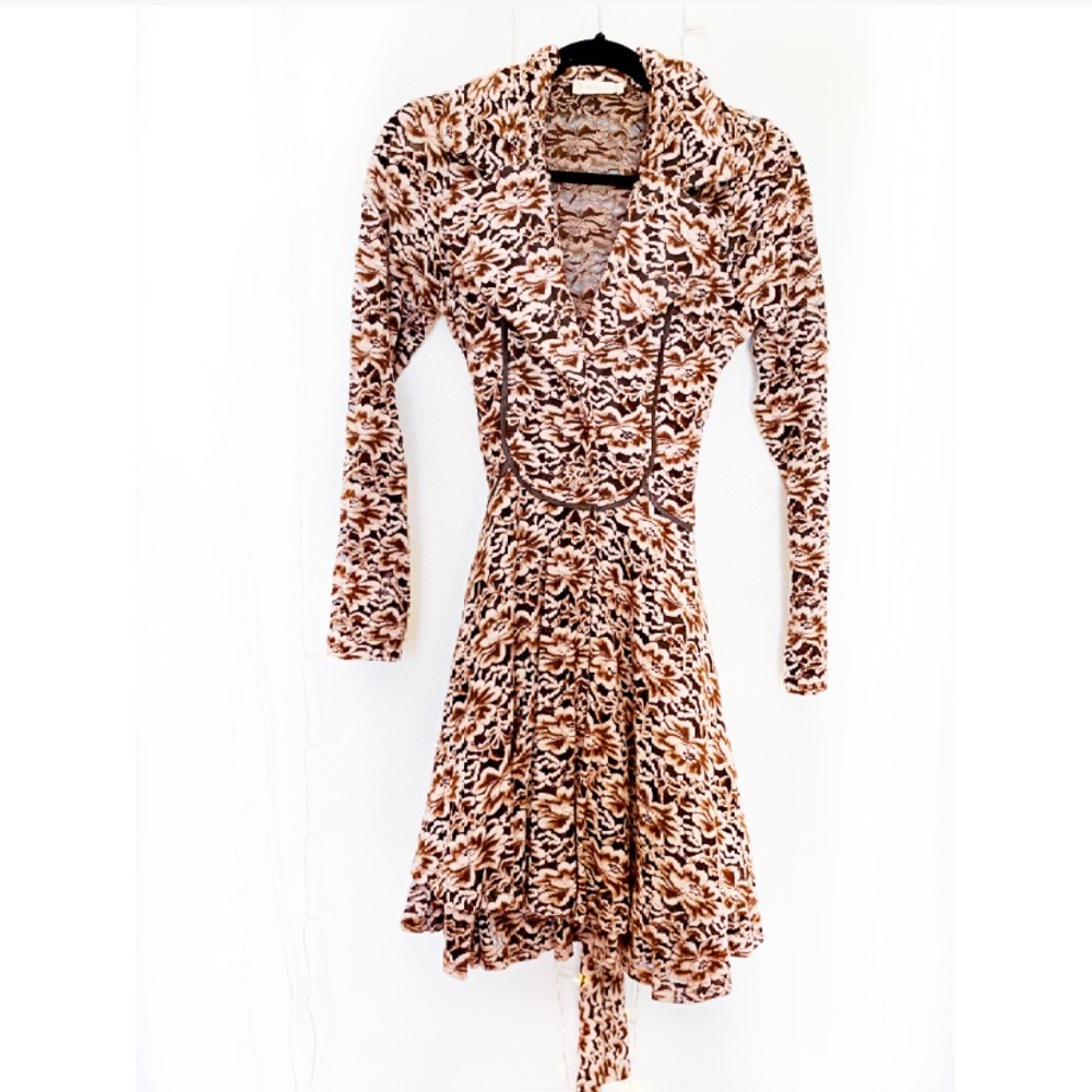 Altar’d State Velvet Lace Duster Peacoat